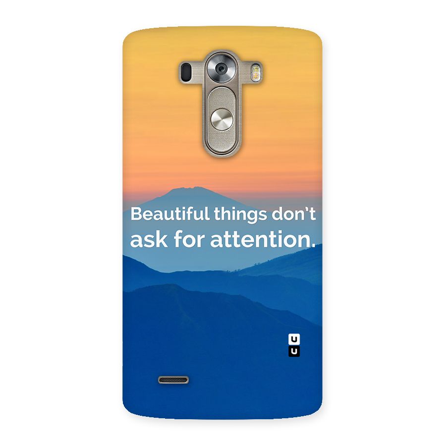 Beautiful Things Quote Back Case for LG G3