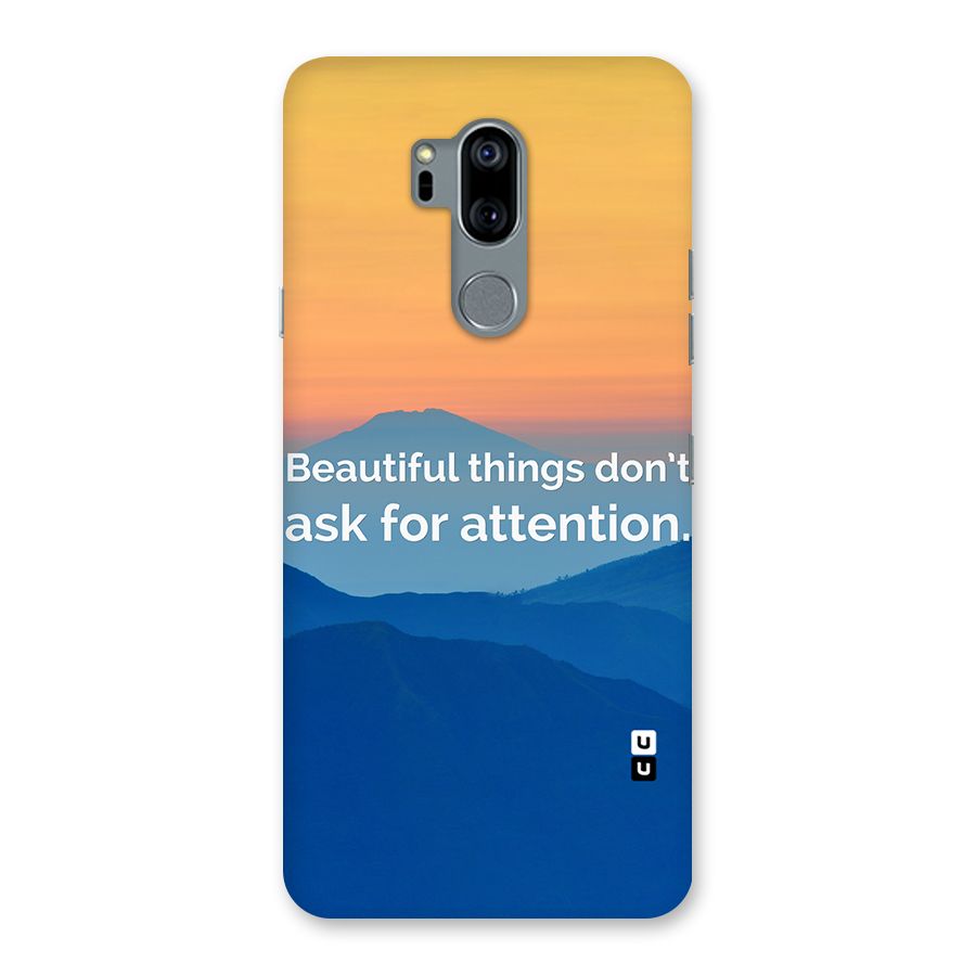 Beautiful Things Quote Back Case for LG G7