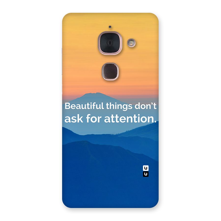 Beautiful Things Quote Back Case for Le Max 2
