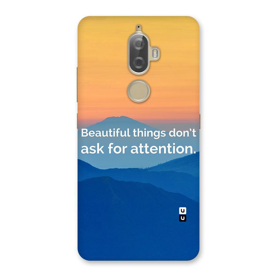 Beautiful Things Quote Back Case for Lenovo K8 Plus