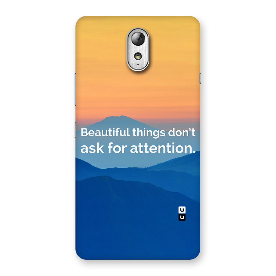 Beautiful Things Quote Back Case for Lenovo Vibe P1M