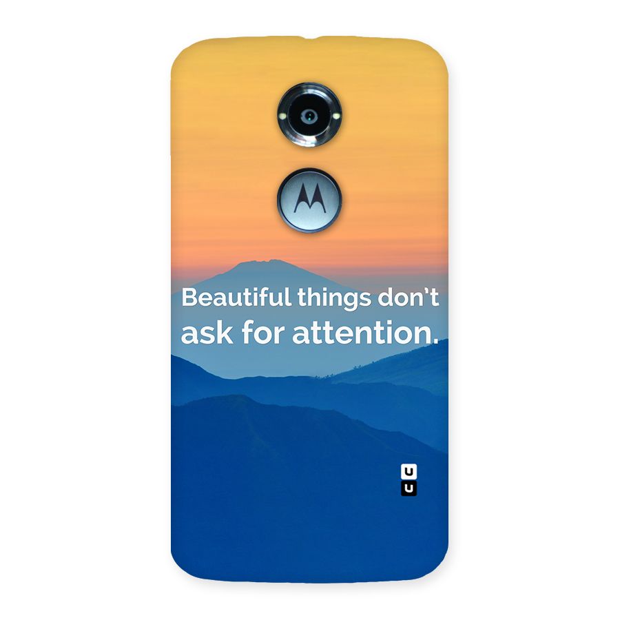 Beautiful Things Quote Back Case for Moto X 2nd Gen