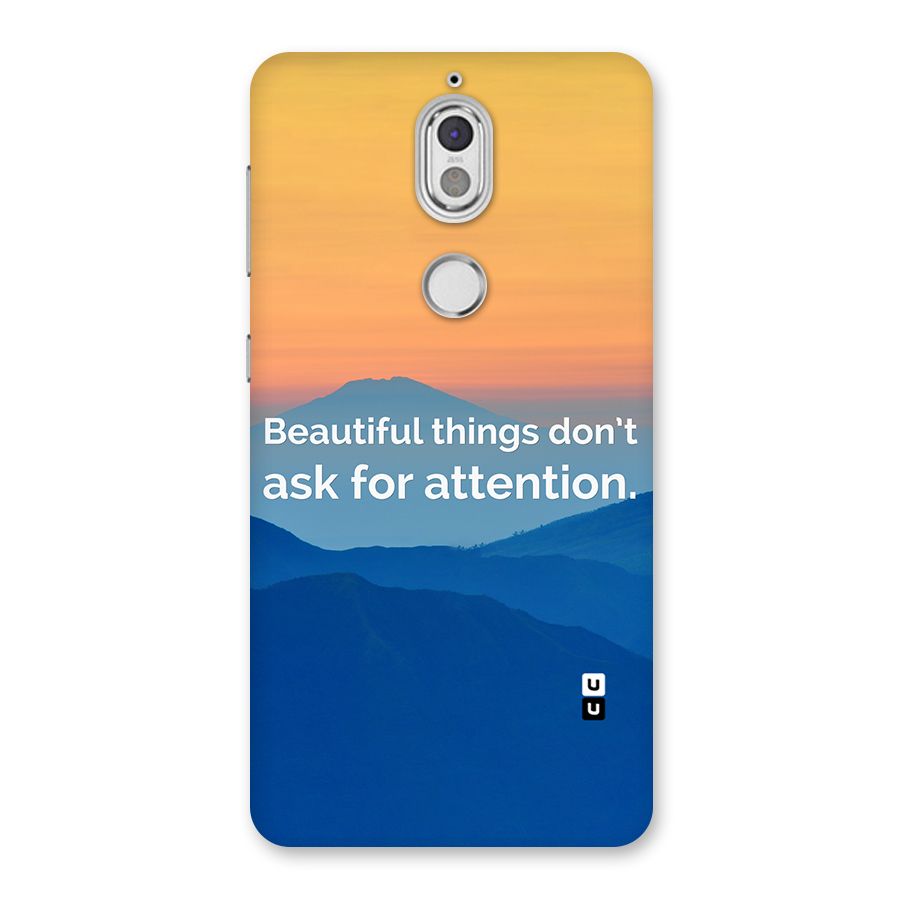 Beautiful Things Quote Back Case for Nokia 7