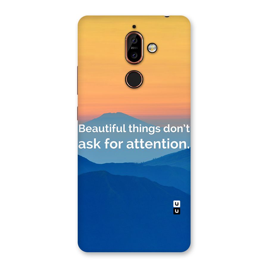 Beautiful Things Quote Back Case for Nokia 7 Plus
