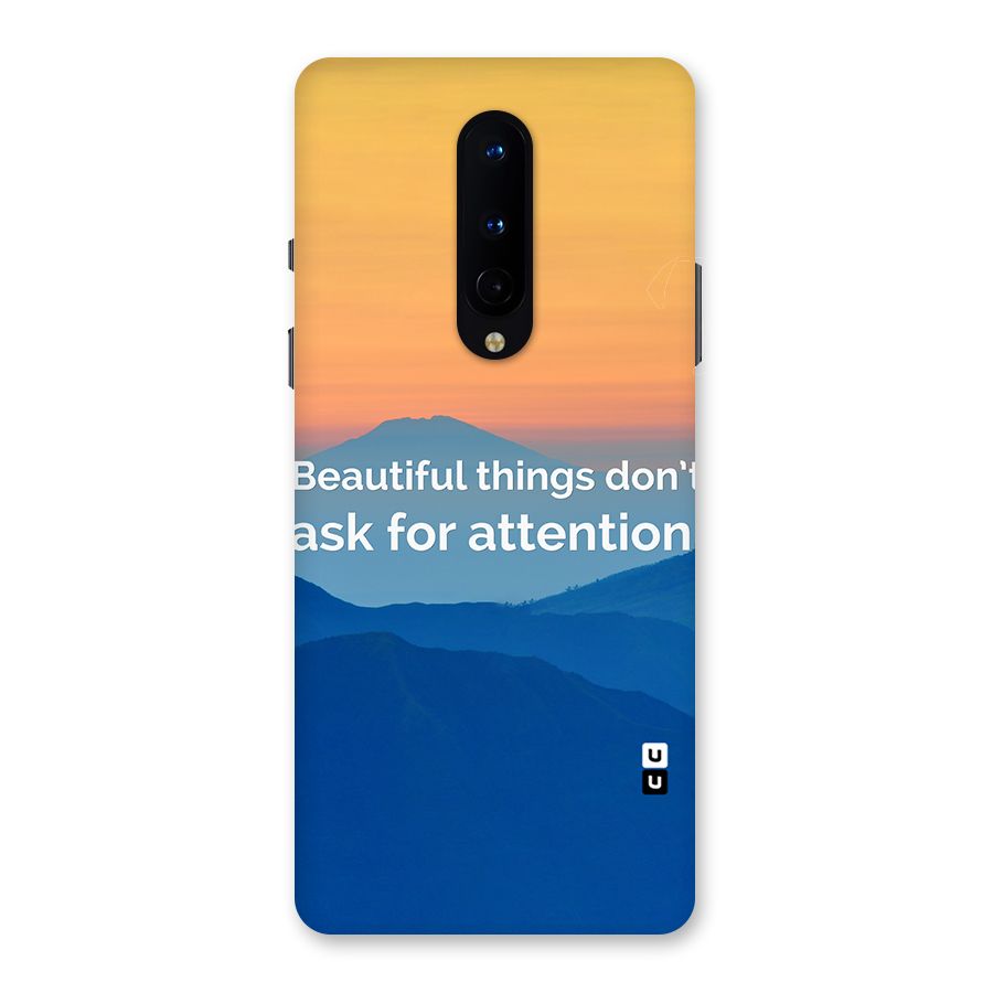 Beautiful Things Quote Back Case for OnePlus 8