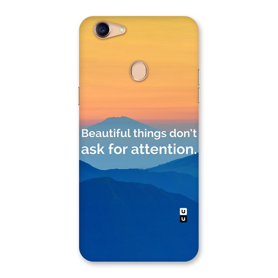 Beautiful Things Quote Back Case for Oppo F5 Youth