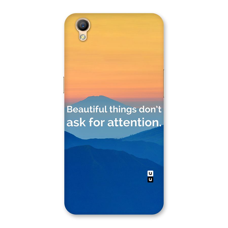 Beautiful Things Quote Back Case for Oppo A37
