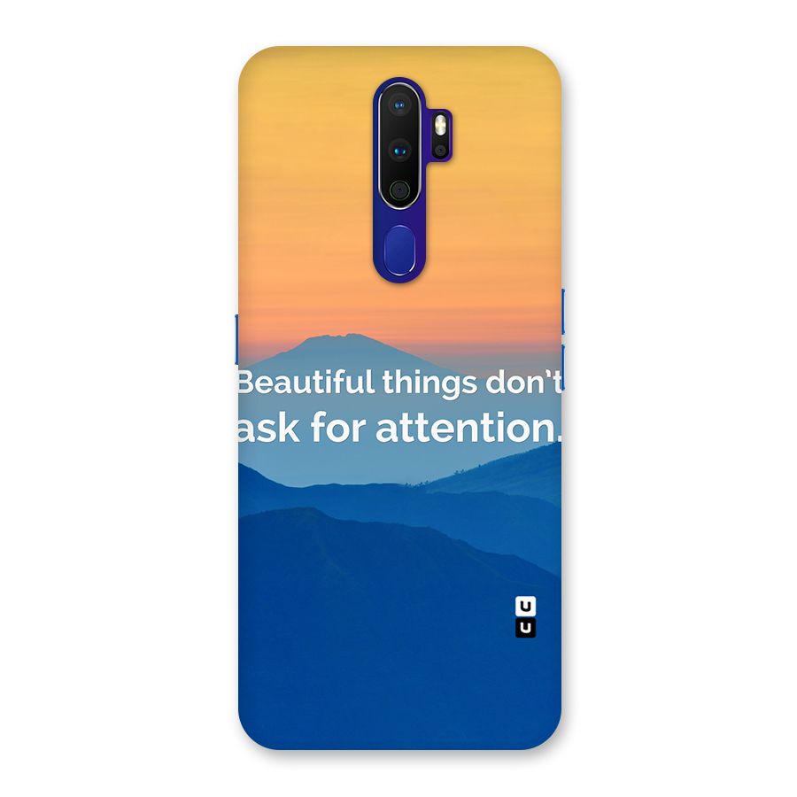 Beautiful Things Quote Back Case for Oppo A9 (2020)