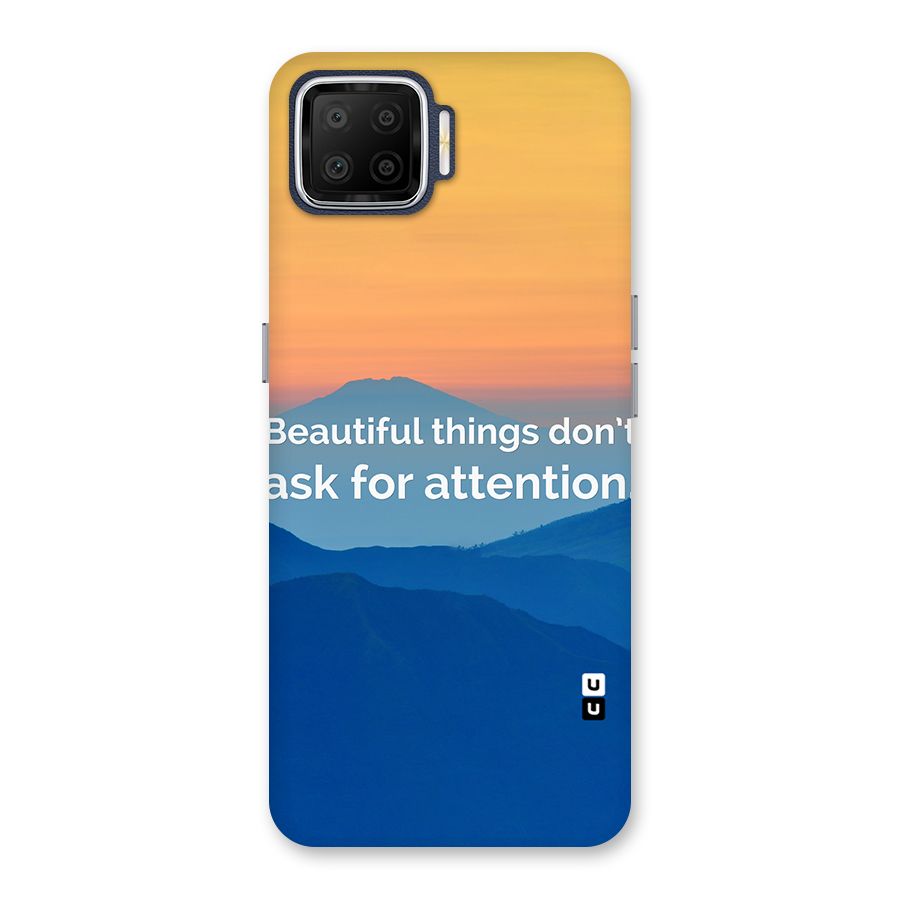 Beautiful Things Quote Back Case for Oppo F17