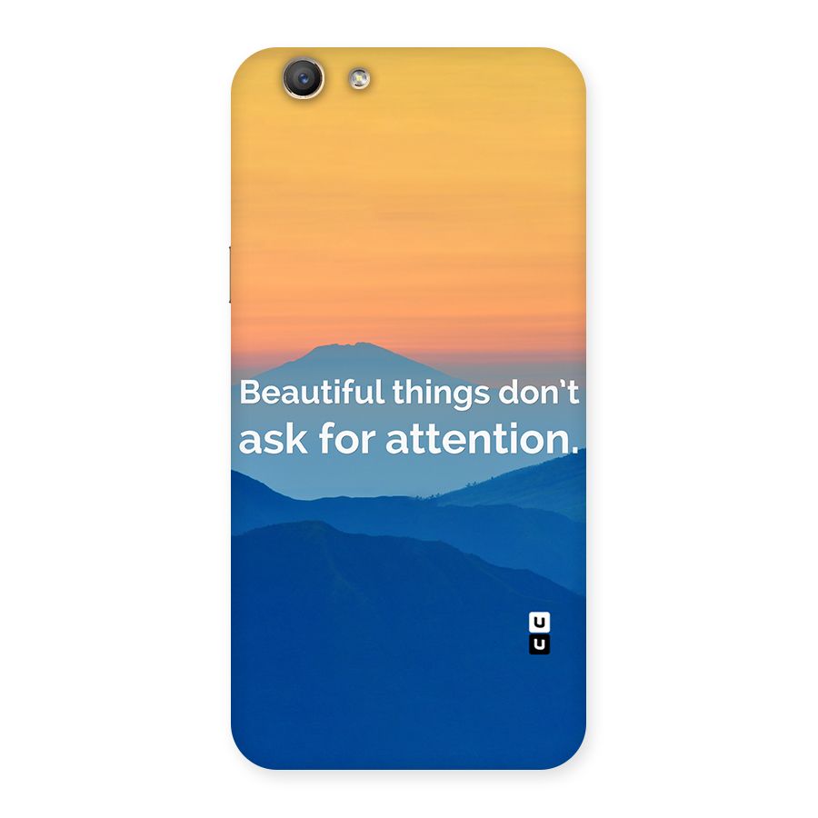 Beautiful Things Quote Back Case for Oppo F1s