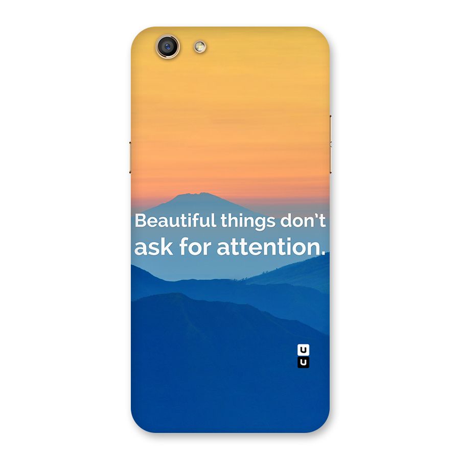 Beautiful Things Quote Back Case for Oppo F3