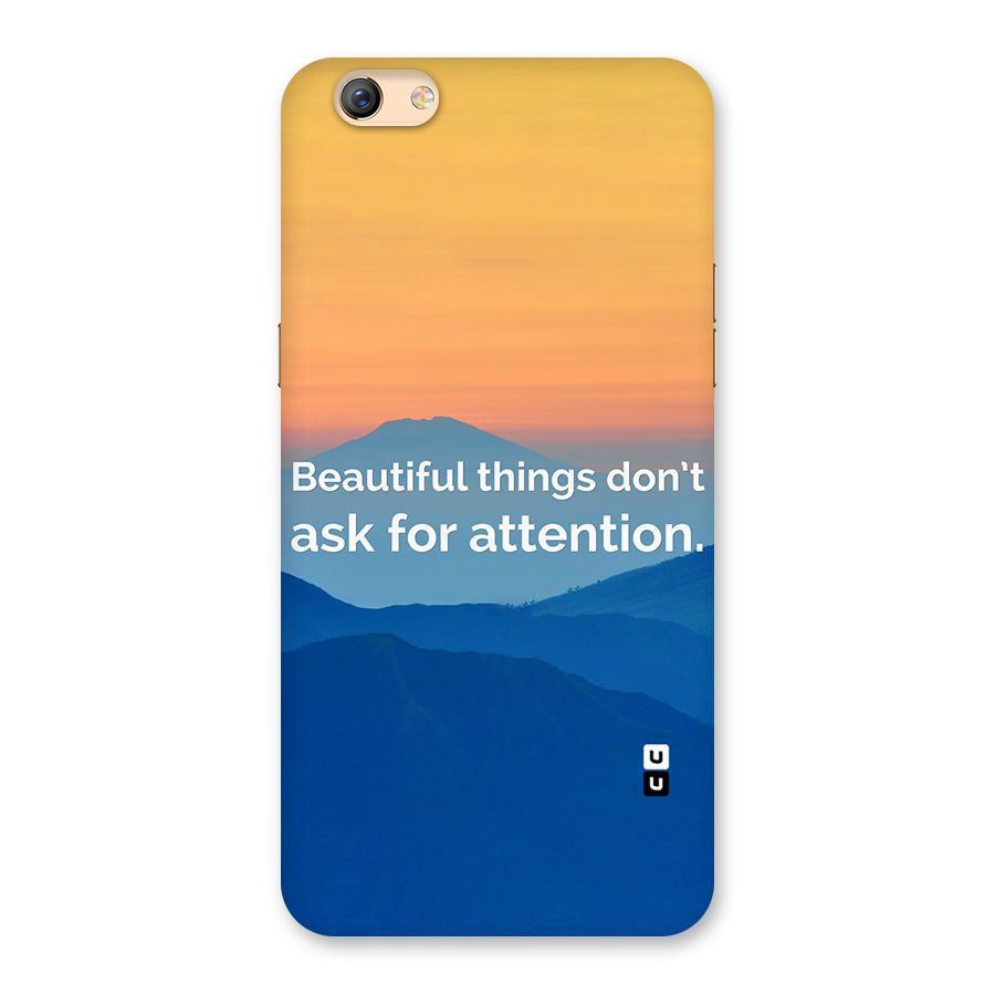Beautiful Things Quote Back Case for Oppo F3 Plus
