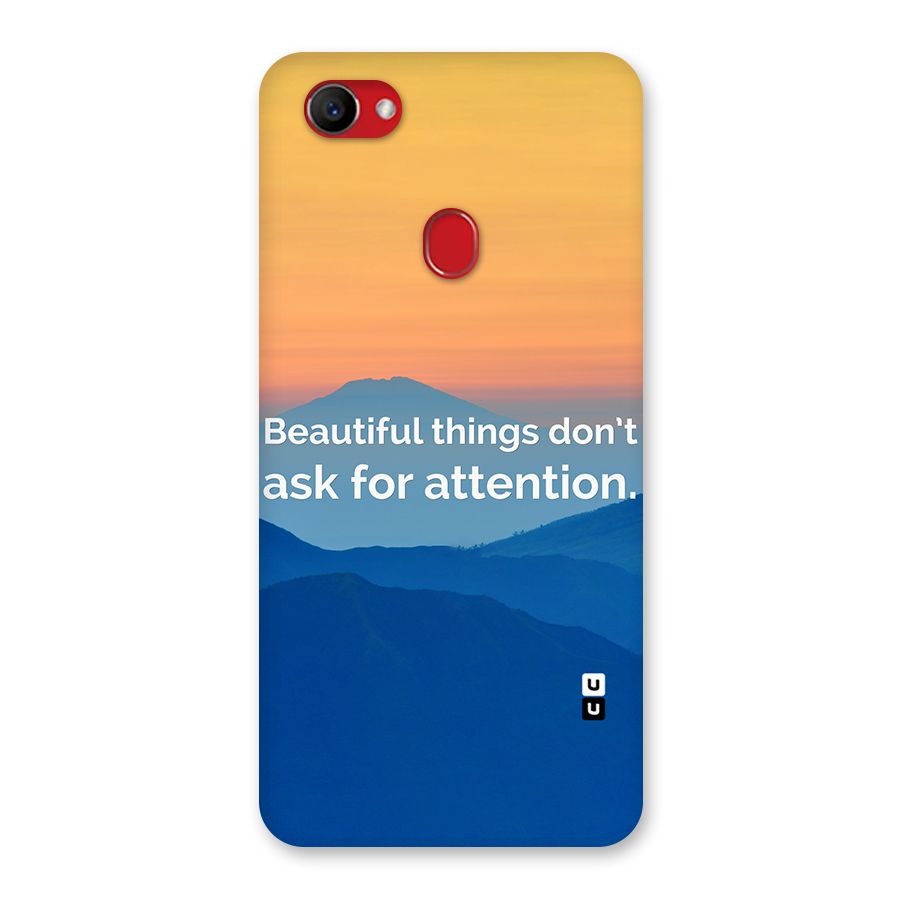 Beautiful Things Quote Back Case for Oppo F7