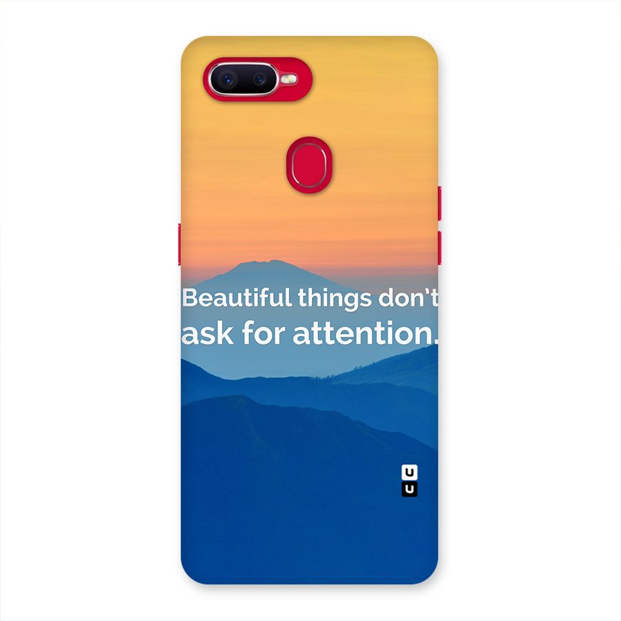 Beautiful Things Quote Back Case for Oppo F9 Pro