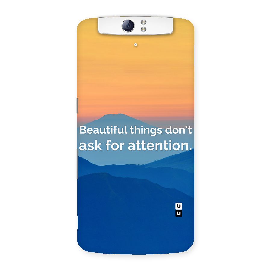 Beautiful Things Quote Back Case for Oppo N1