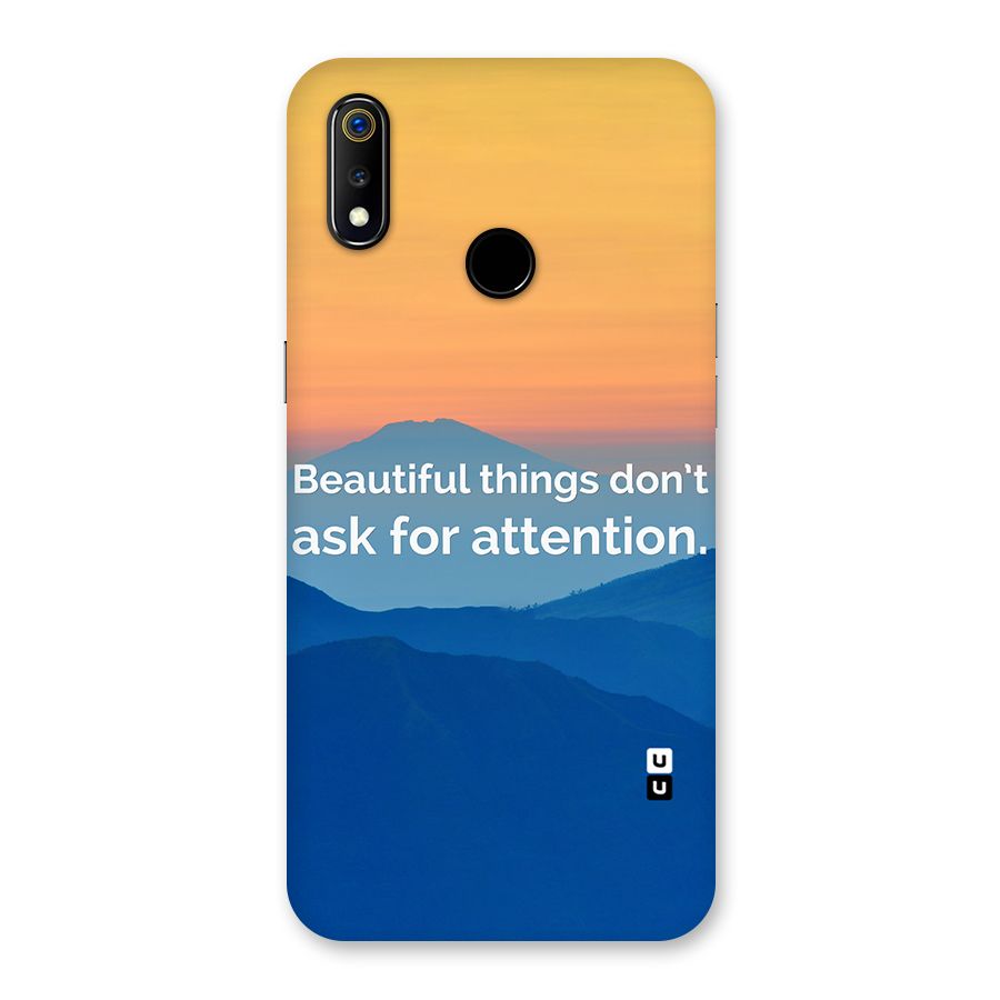 Beautiful Things Quote Back Case for Realme 3