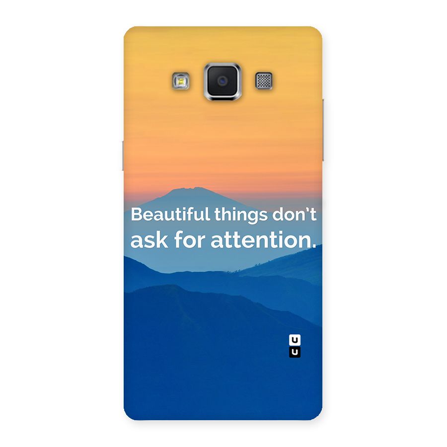 Beautiful Things Quote Back Case for Samsung Galaxy A5