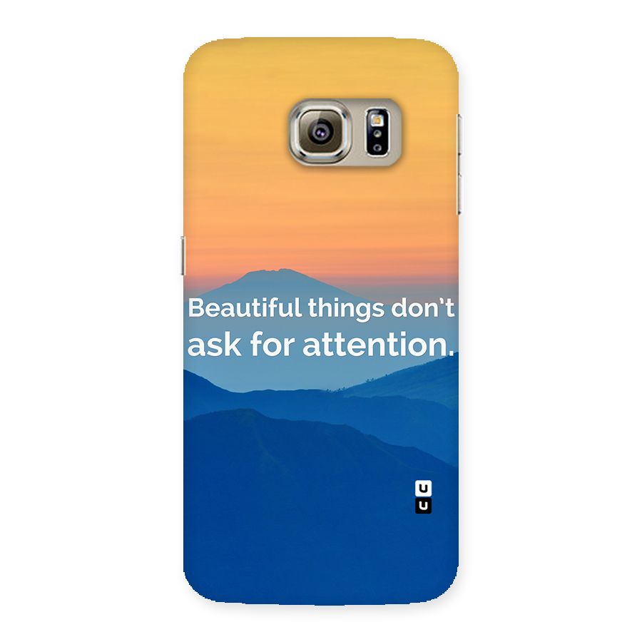 Beautiful Things Quote Back Case for Samsung Galaxy S6 Edge