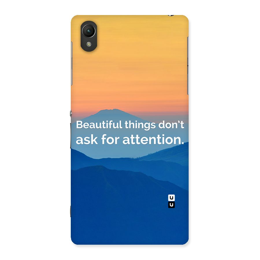 Beautiful Things Quote Back Case for Sony Xperia Z2