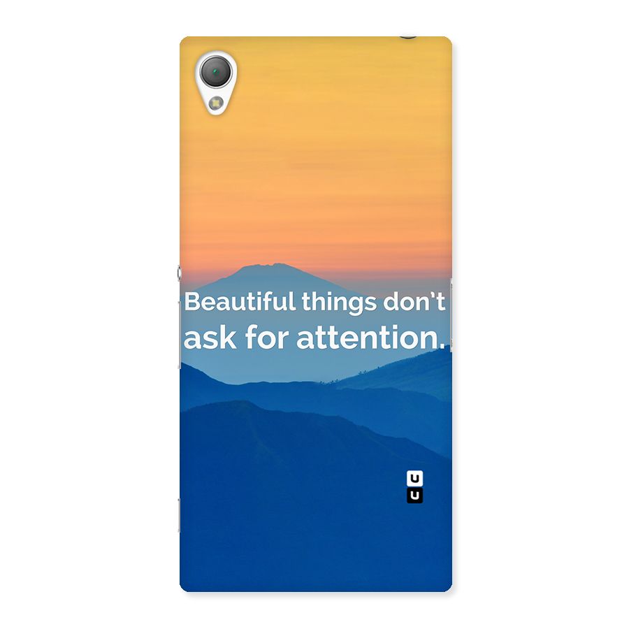 Beautiful Things Quote Back Case for Sony Xperia Z3