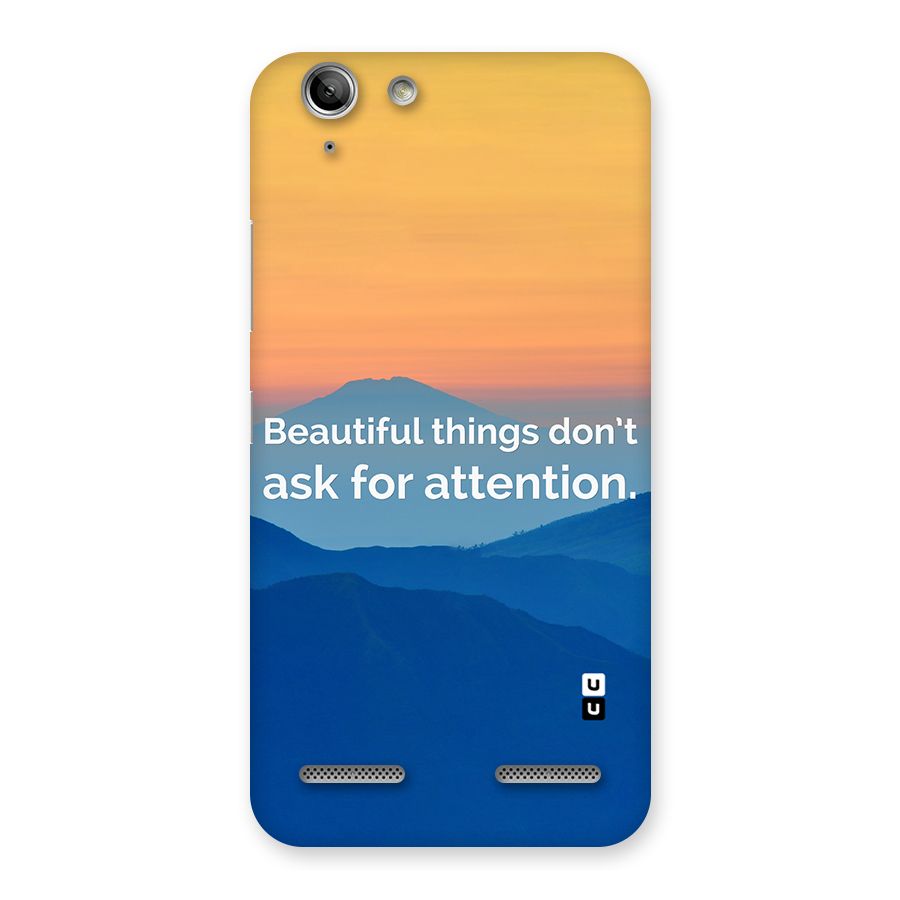 Beautiful Things Quote Back Case for Vibe K5
