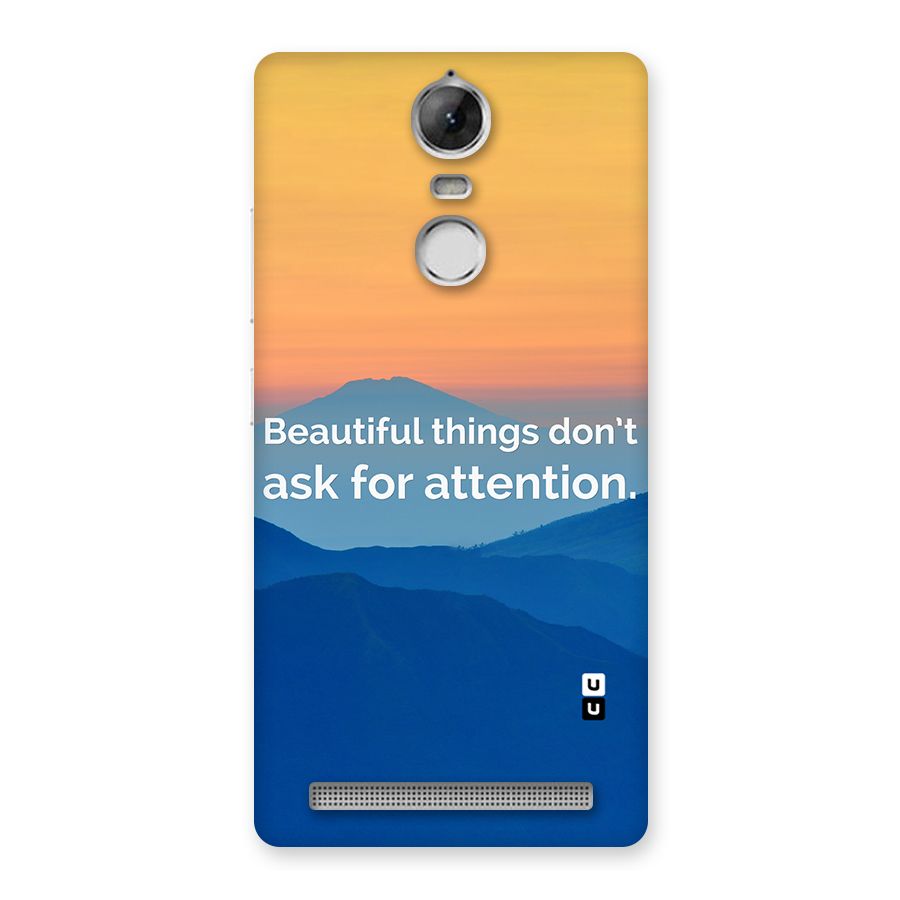 Beautiful Things Quote Back Case for Vibe K5 Note