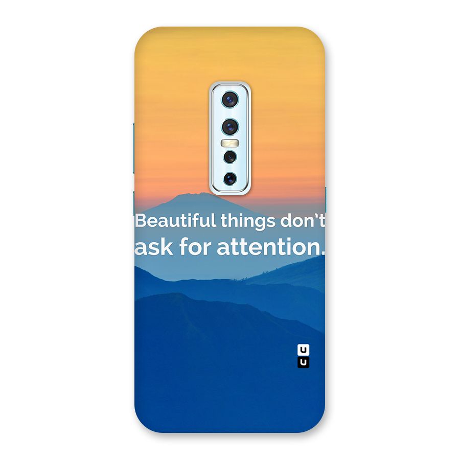 Beautiful Things Quote Back Case for Vivo V17 Pro
