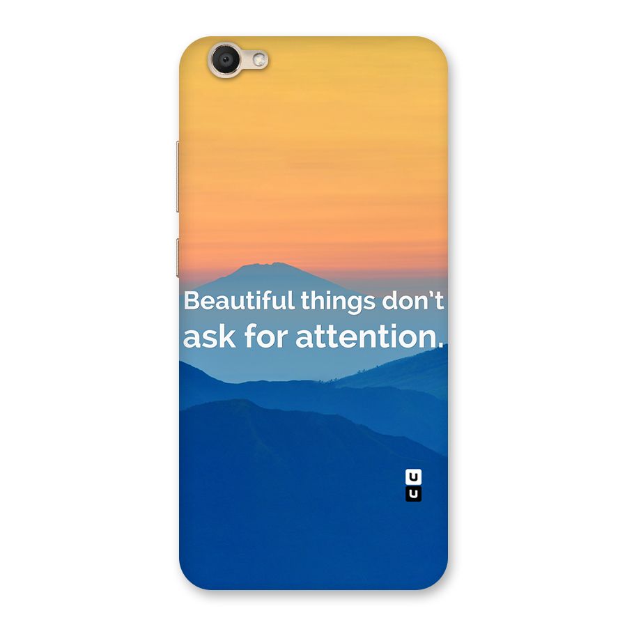 Beautiful Things Quote Back Case for Vivo V5