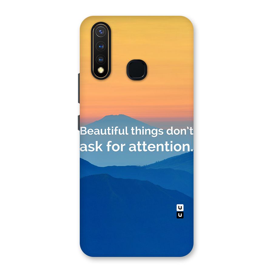 Beautiful Things Quote Back Case for Vivo Y19