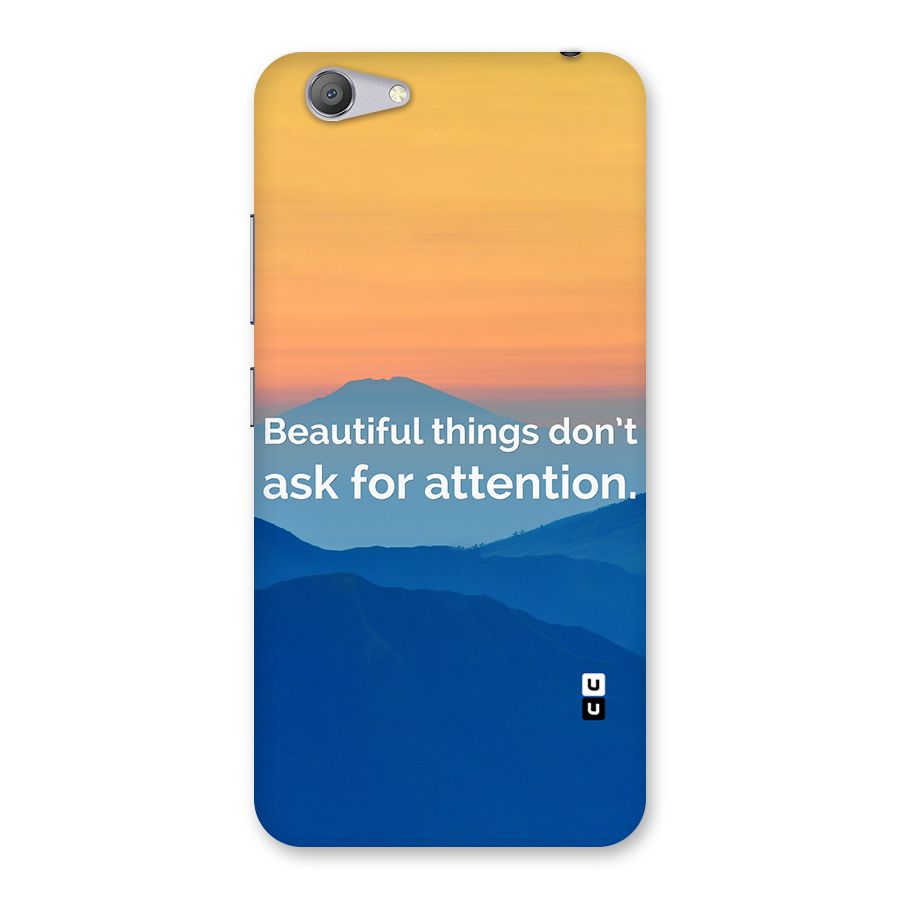 Beautiful Things Quote Back Case for Vivo Y53