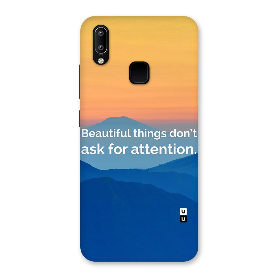 Beautiful Things Quote Back Case for Vivo Y93