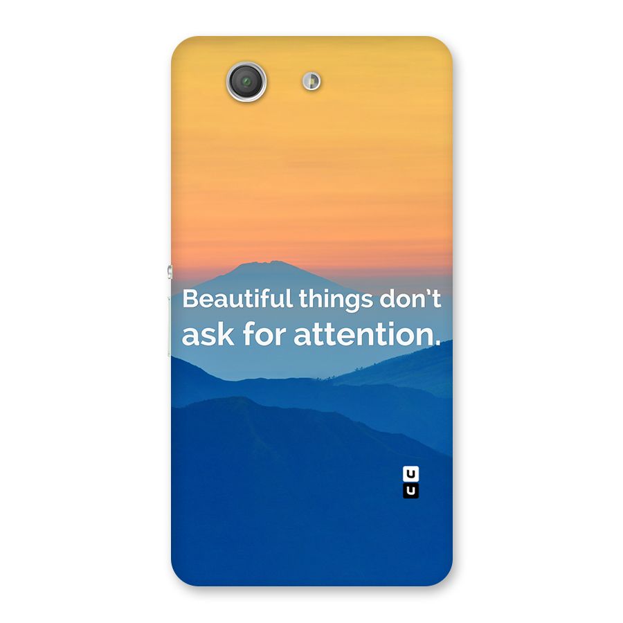 Beautiful Things Quote Back Case for Xperia Z3 Compact
