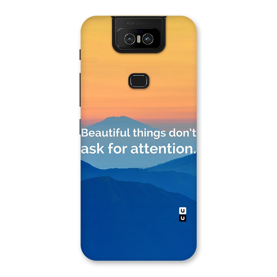 Beautiful Things Quote Back Case for Zenfone 6z