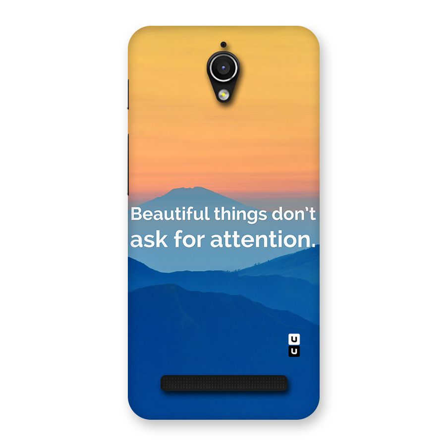 Beautiful Things Quote Back Case for Zenfone Go