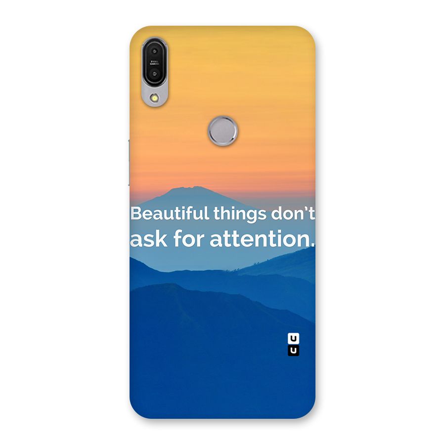 Beautiful Things Quote Back Case for Zenfone Max Pro M1