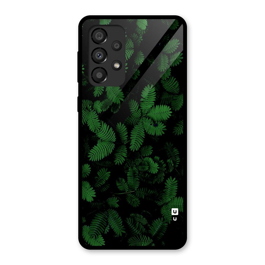 Beautiful Touch Me Not Glass Back Case for Galaxy A33 5G