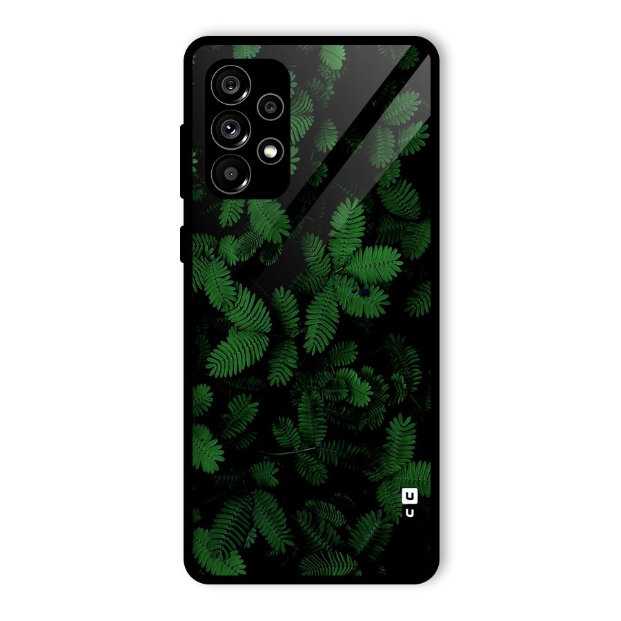 Beautiful Touch Me Not Glass Back Case for Galaxy A73 5G