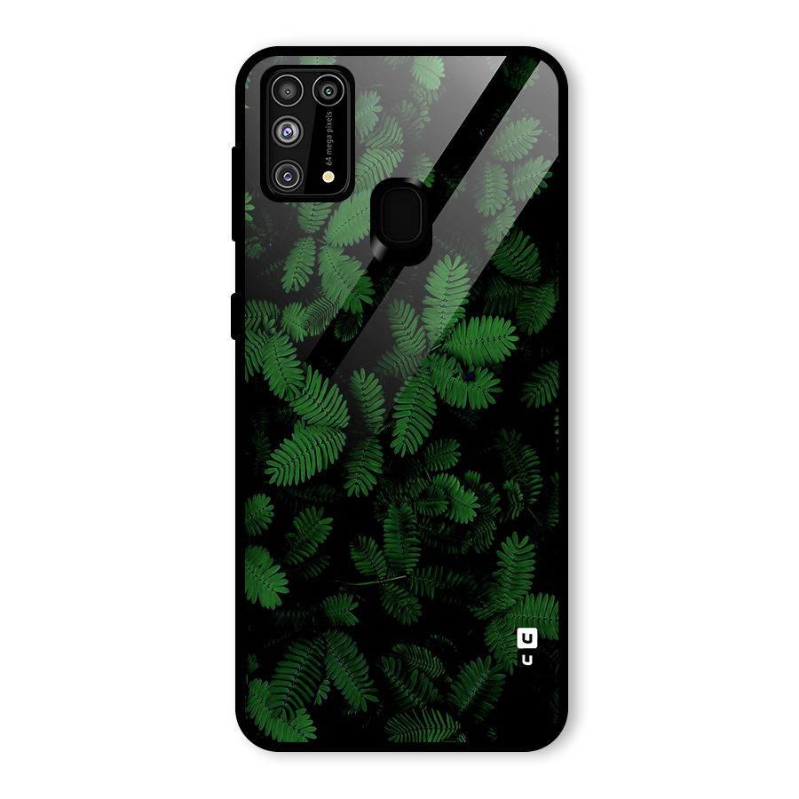 Beautiful Touch Me Not Glass Back Case for Galaxy F41