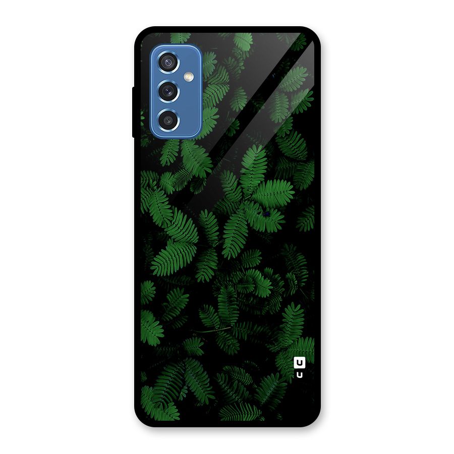 Beautiful Touch Me Not Glass Back Case for Galaxy M52 5G