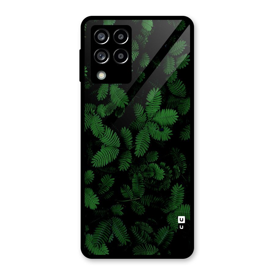 Beautiful Touch Me Not Glass Back Case for Galaxy M53 5G