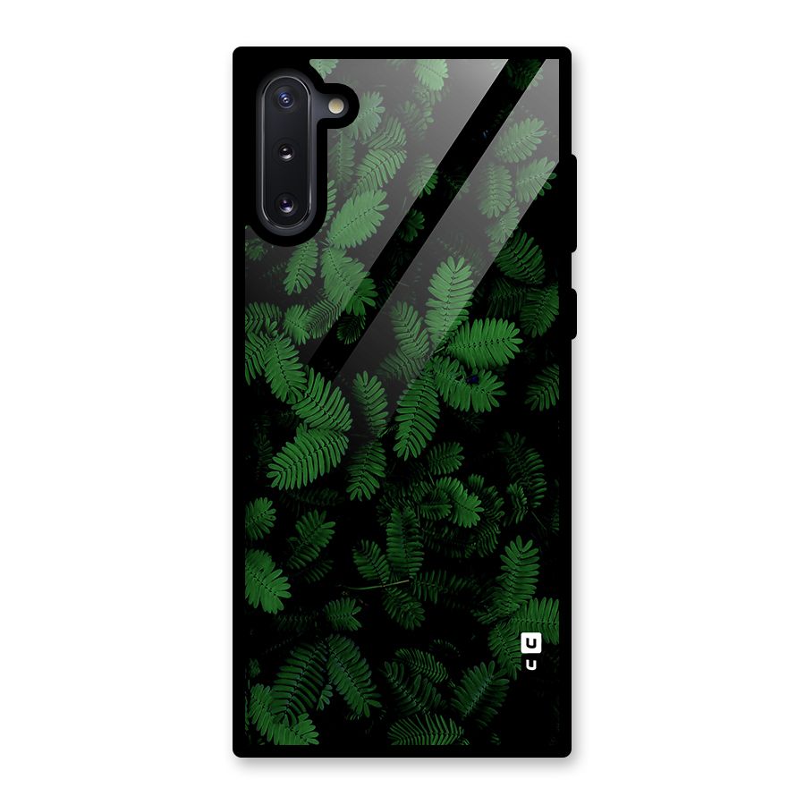Beautiful Touch Me Not Glass Back Case for Galaxy Note 10