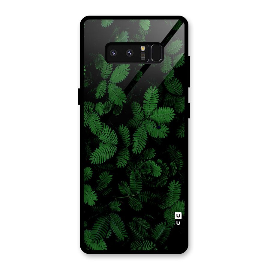 Beautiful Touch Me Not Glass Back Case for Galaxy Note 8