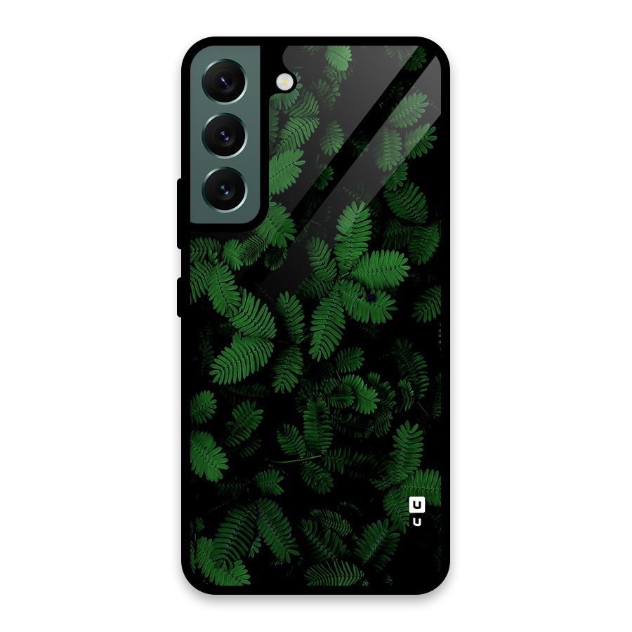 Beautiful Touch Me Not Glass Back Case for Galaxy S22 5G