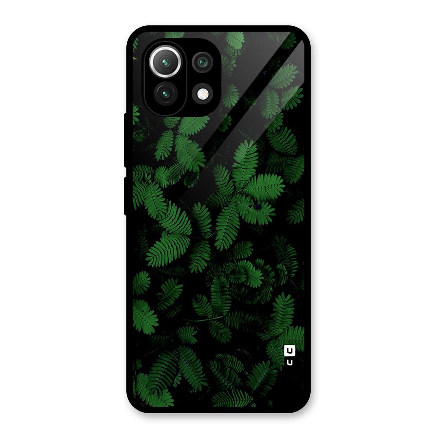 Beautiful Touch Me Not Glass Back Case for Mi 11 Lite