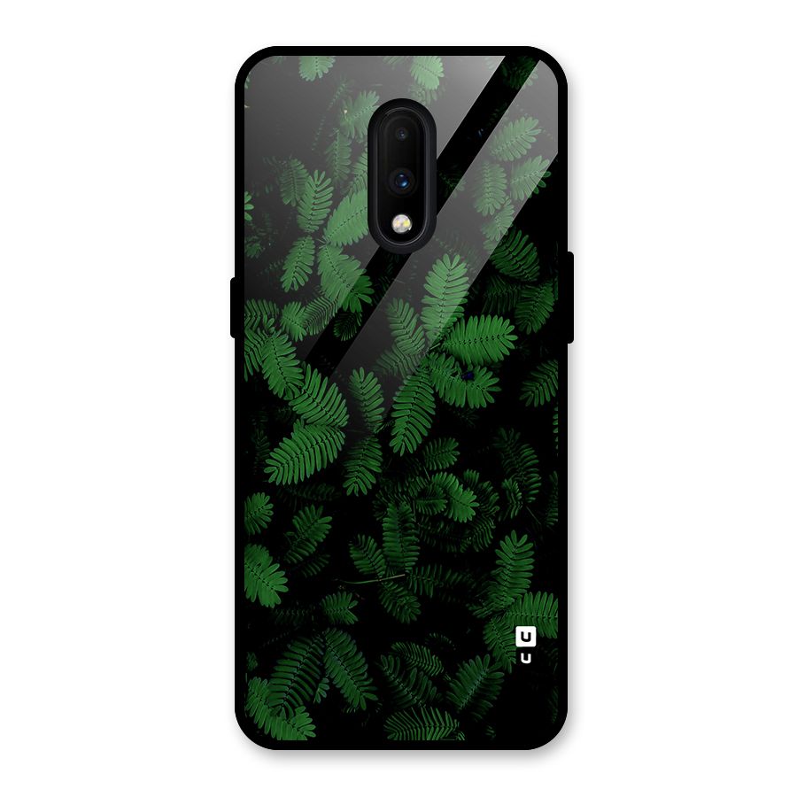 Beautiful Touch Me Not Glass Back Case for OnePlus 7