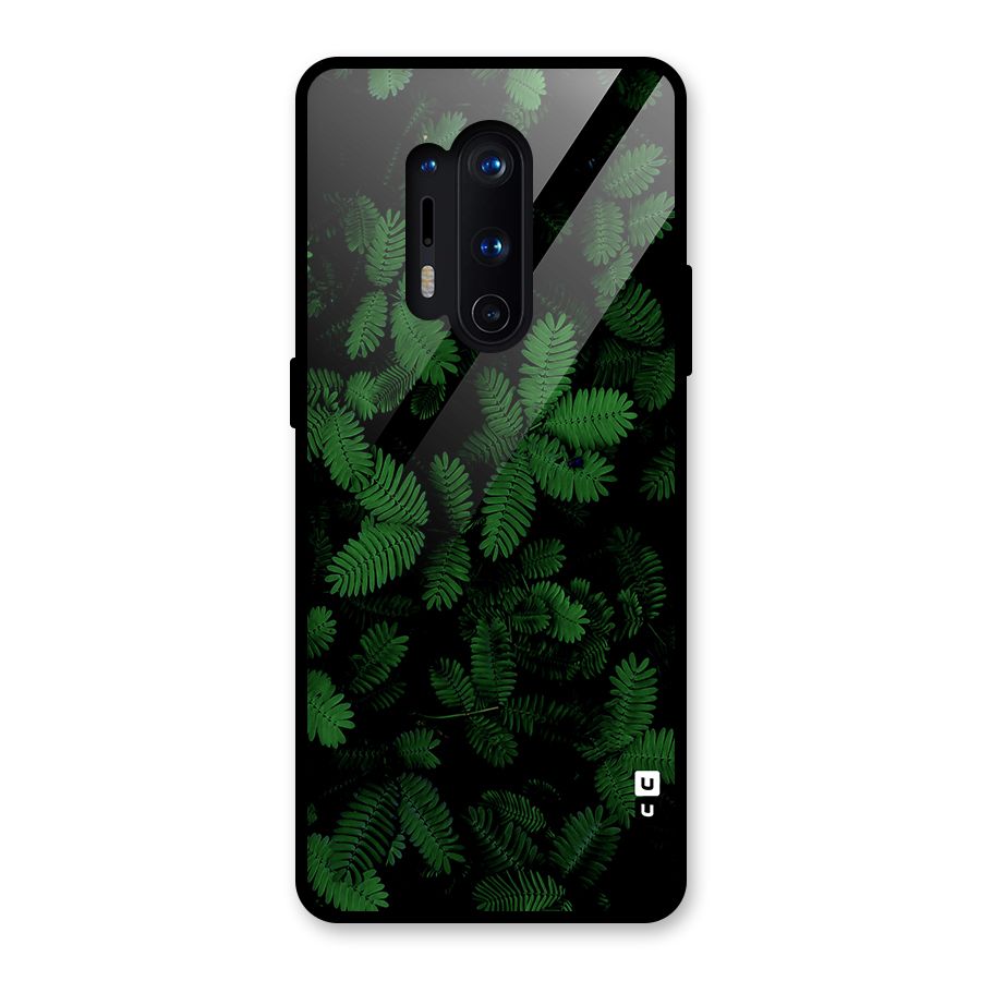 Beautiful Touch Me Not Glass Back Case for OnePlus 8 Pro