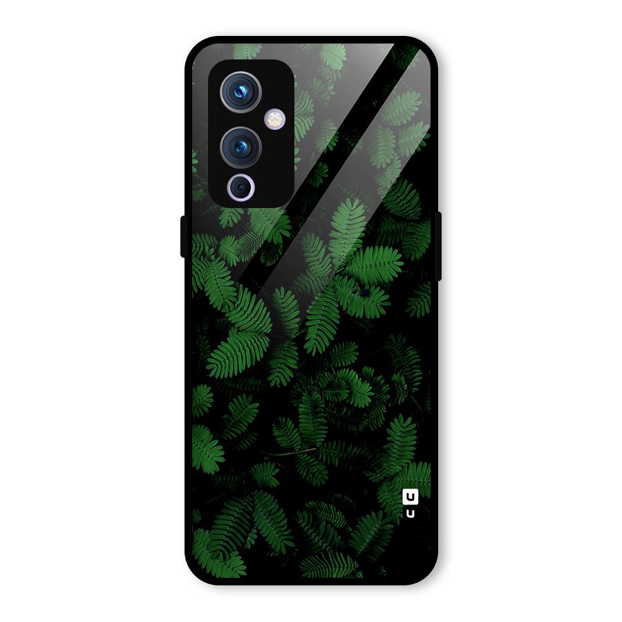 Beautiful Touch Me Not Glass Back Case for OnePlus 9