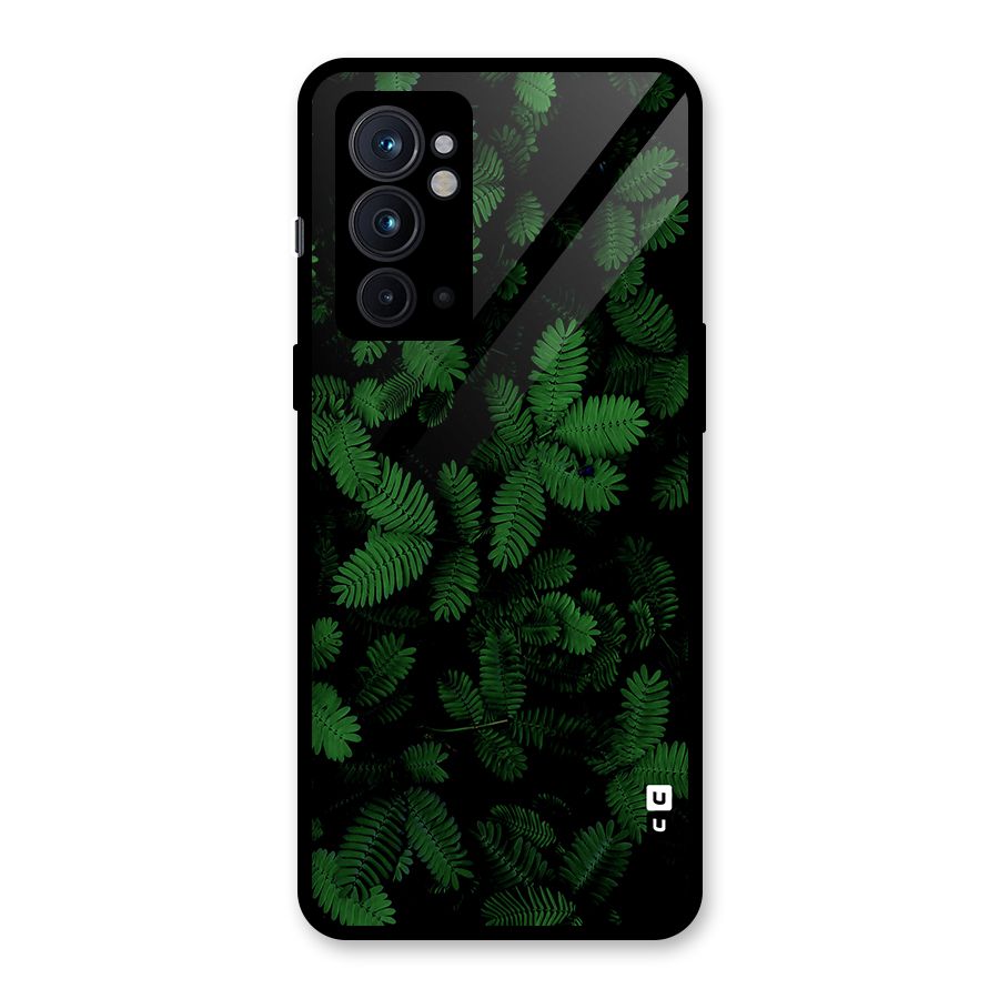 Beautiful Touch Me Not Glass Back Case for OnePlus 9RT 5G