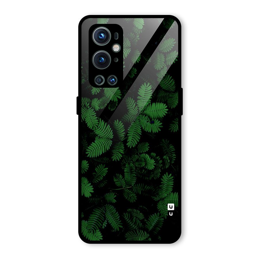 Beautiful Touch Me Not Glass Back Case for OnePlus 9 Pro