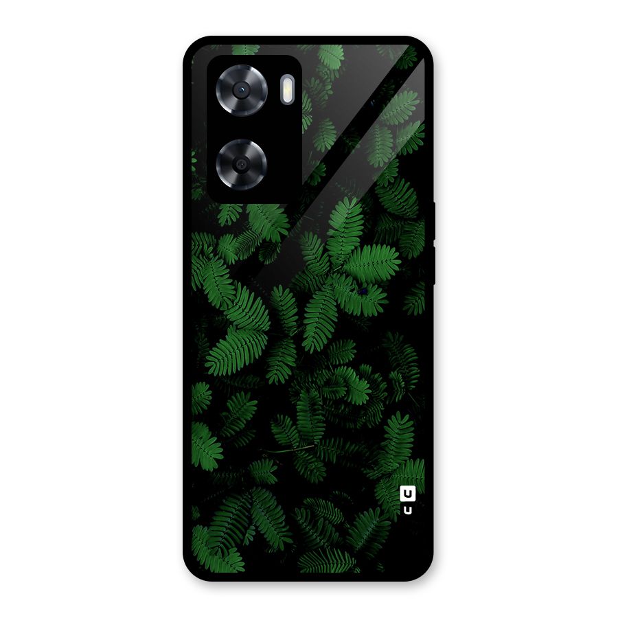 Beautiful Touch Me Not Glass Back Case for Oppo A57 2022